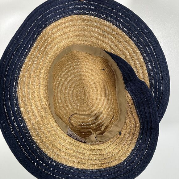 Sun n Sand Headwear Straw Raffia Hat with Bow Adjustable Coastal Beach Resort - Picture 6 of 7